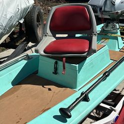 Solo Skiff 14ft 2.3hp Honda Air Cooled Outboard. W/custom Trailer