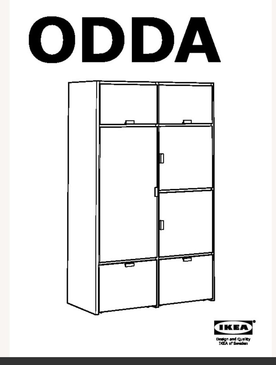 IKEA ODDO Wardrobe/storage Unit