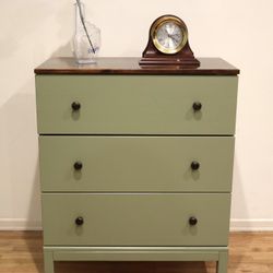 Green Wood Dresser