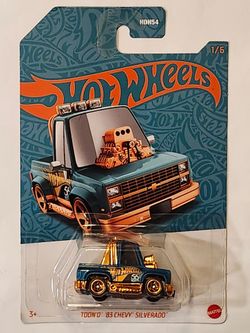 HOT WHEELS. 56TH ANNIVERSARY . TOON'D. 1983 CHEVY SILVERADO SQUARE BODY PICKUP.