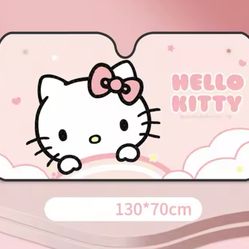 Hello Kitty Car Window Cover