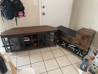TV stand and shoe rack