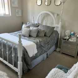 Bed, Mattress, and Dresser For Sale 