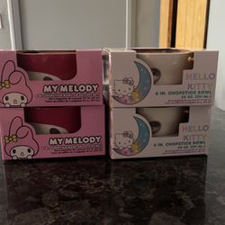 Hello Kitty & My Melody Bowl 