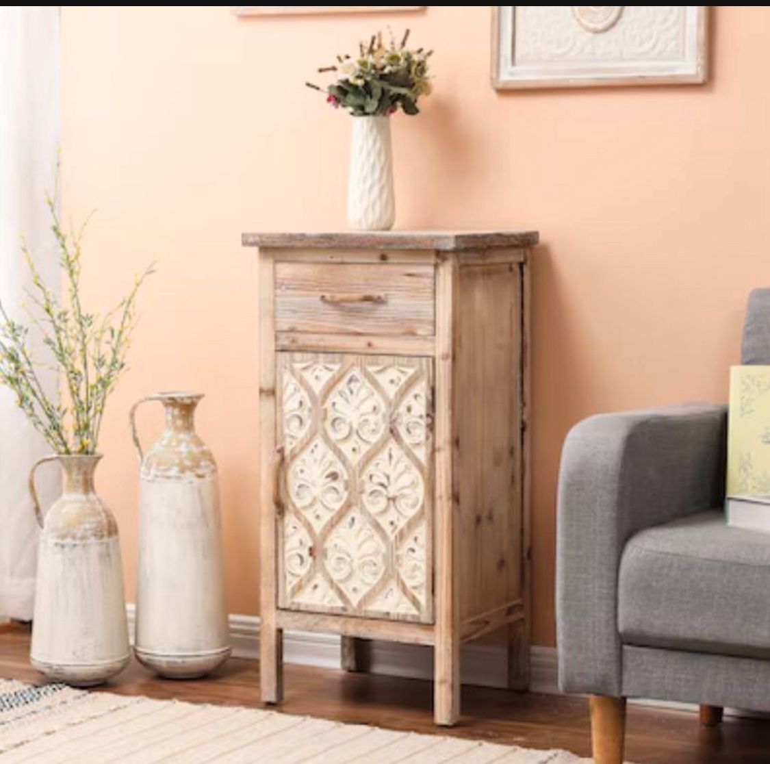 Farmhouse end table, WHIF951