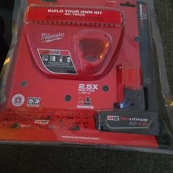 MILWAUKEE M12 BATTERIE 4.0AH AND CHARGER NEW 