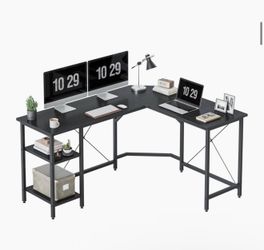 Shaped Standing Desk with 3D Laminate Desktop