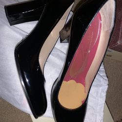 Kate Spade Black Patent Pumps Heels 