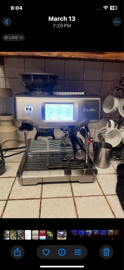 Breville barista touch espresso machine