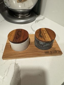 Marble Salt & Pepper Holders