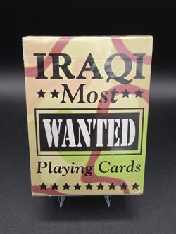 Iraq Most Wanted Deck Of Cards New In Plastic Pristine