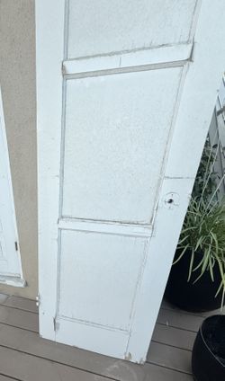 Antique Vintage Solid Wood Interior 3- Panel Door 