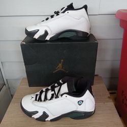 Air Jordan 14 Retro BG Oxidized Green 487524-106
