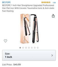 Bestope 1” flat iron Hair Straightener