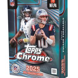 🚨PREORDER🚨 2025 Topps Chrome NFL Football Hangar Box
