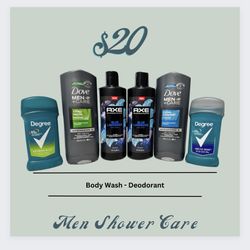 Body Wash And Deodorant Care For Him