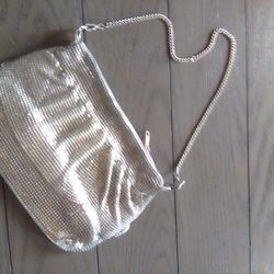 Silver Metal Chainmail shoulder bag