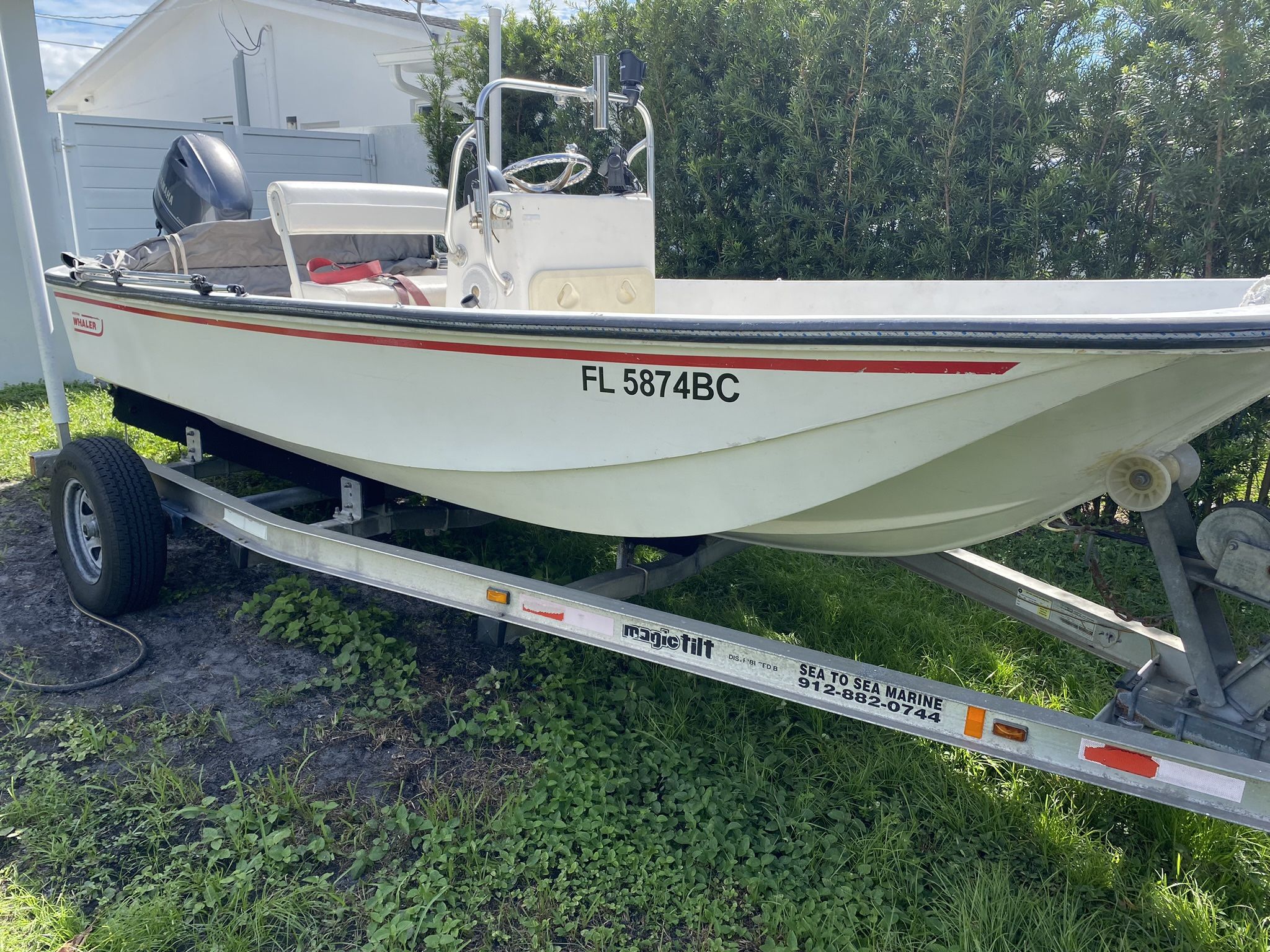 Boston Whaler W/ Yamaha 70hp Four Stroke