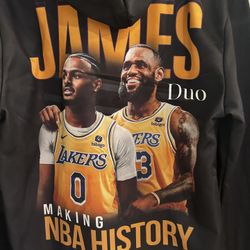 Lebron and Bronny James Hoodie, Shirt And Pants Set