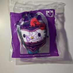 Hello Kitty And Yu-Gi-Oh Mcdonalds Collab Unopened Plushie Keychain