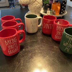 Rae Dunn Christmas Mugs 