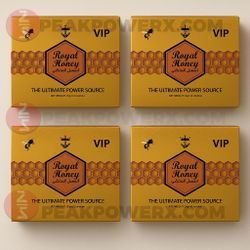 Royal Honey VIP 4 Boxes - Original Authentic Pack - Fast Shipping 
