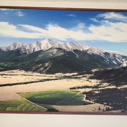 Large 4’ x 3’ Canvas Wall Art – Colorado Mountain Landscape