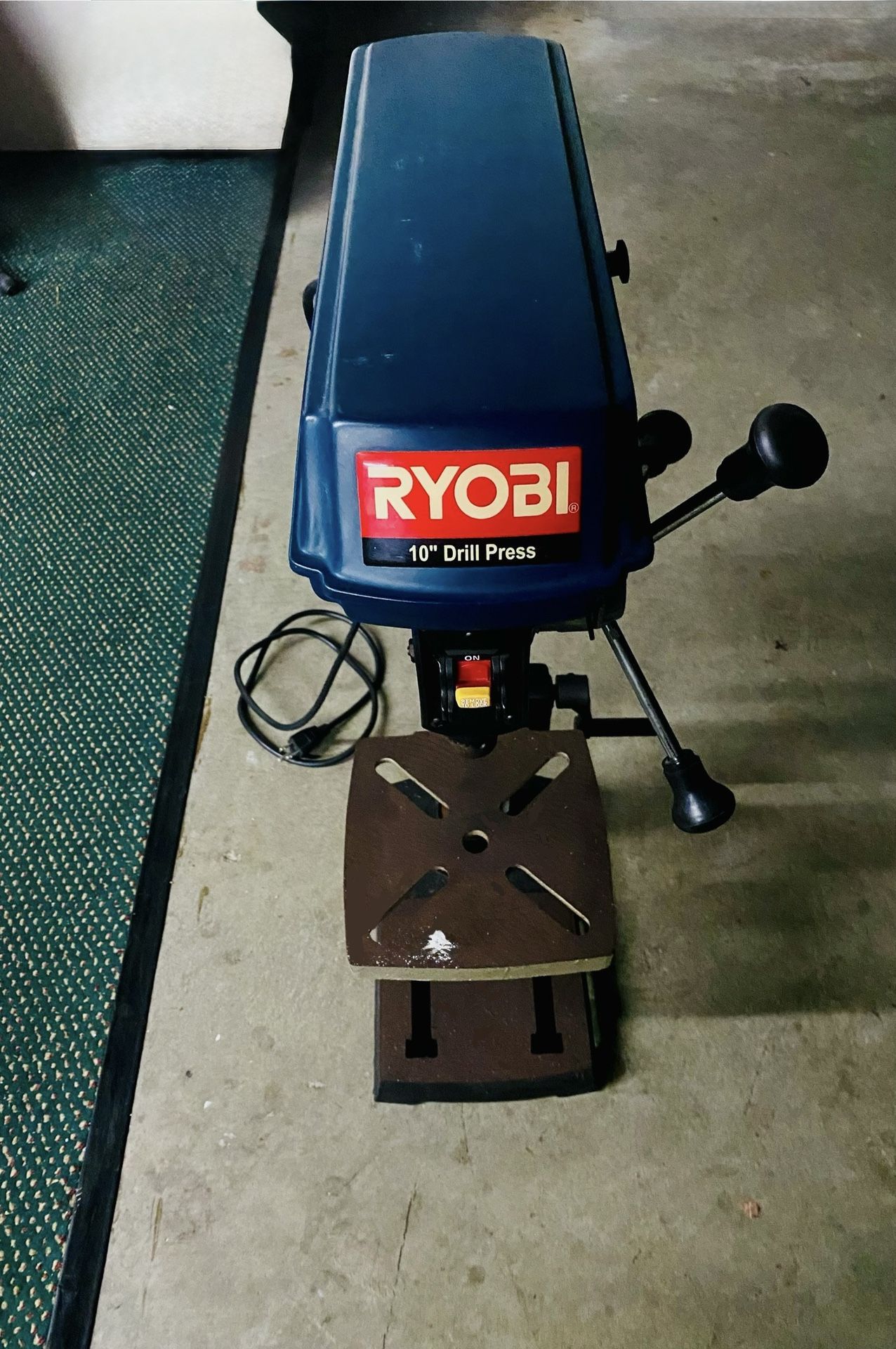 Ryobi DP101 10" Bench Drill Press. Lightly… USED TWO TIMES…