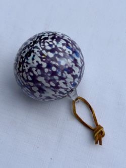 Hand blow, glass, ornament, or decorative bulb
