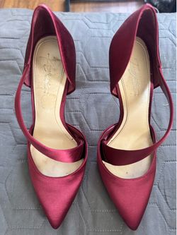 Vince Camuto red high heels.