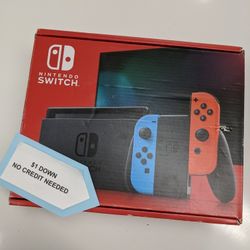 Nintendo Switch V2 Gaming Console - Pay $1 today and pay the rest later -