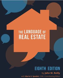 The language of real estate Book 