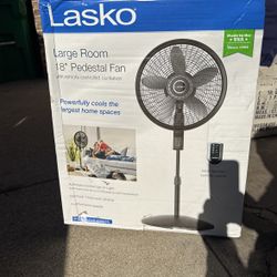 Lasko 18” Pedestal Fan With Controlled Oscillation
