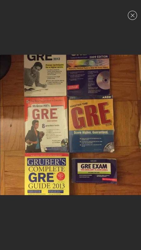 GRE books bundle