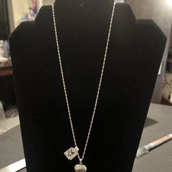 Cadena De Plata Con Dije