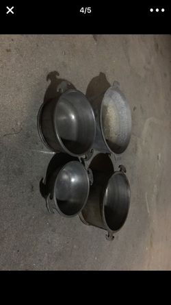 Aluminum pots