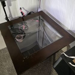 Center Table With Glass