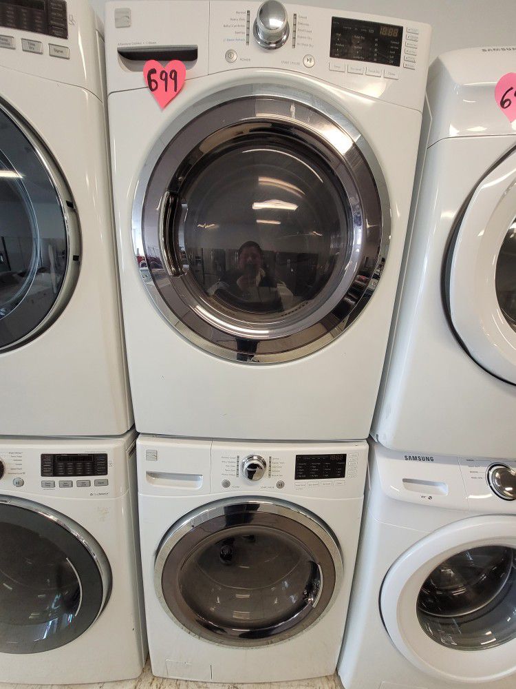 Kenmore FRON Load Washer And Electric Dryer Set Used In Good Condition With 90days 