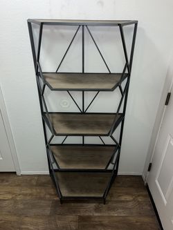 Industrial Metal & Wood Bookshelf – Heavy Duty