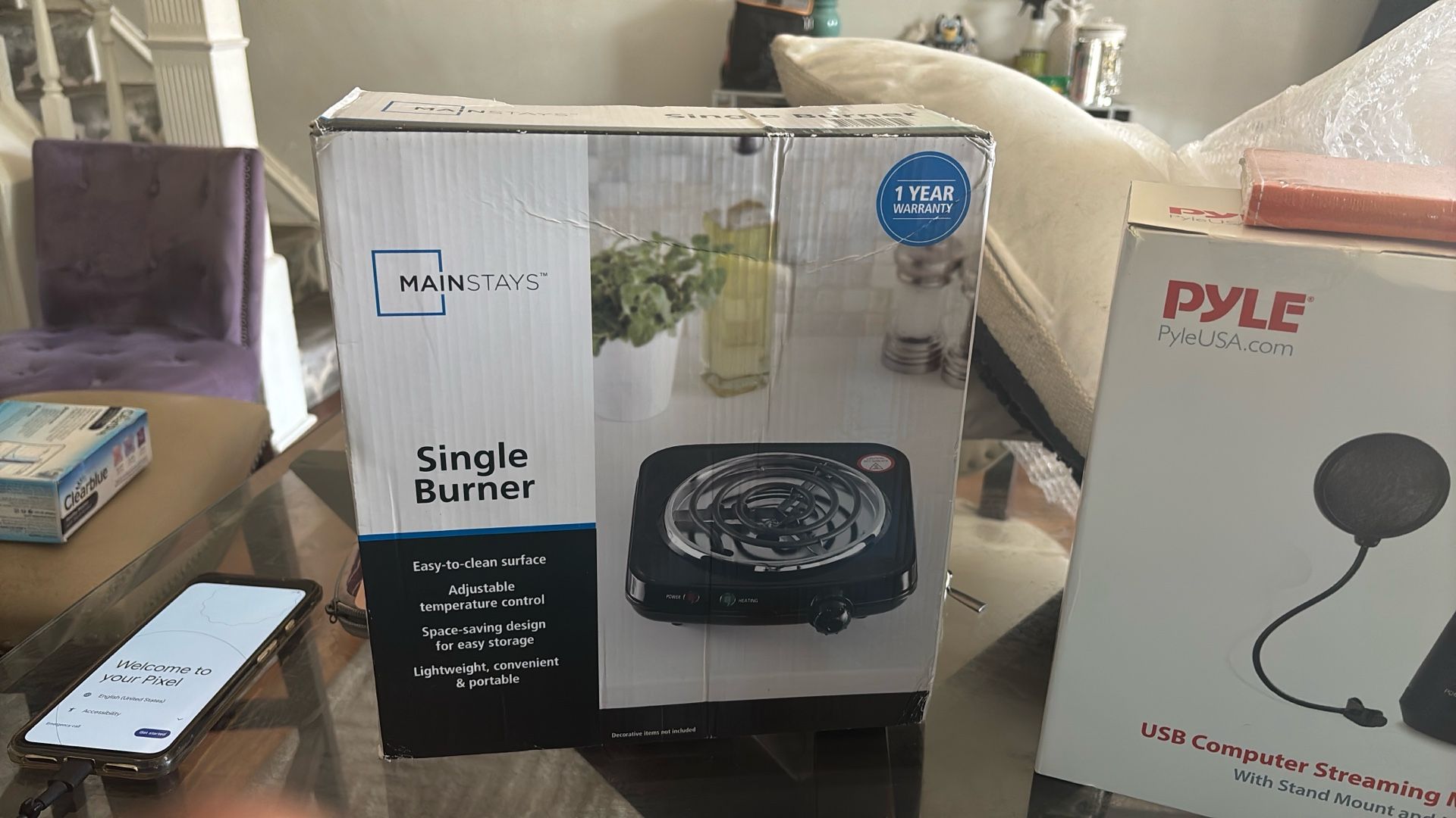 Mainstays Single burner