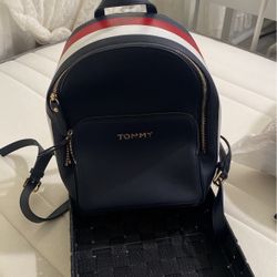 Tommy Hilfiger Leather Backpack 