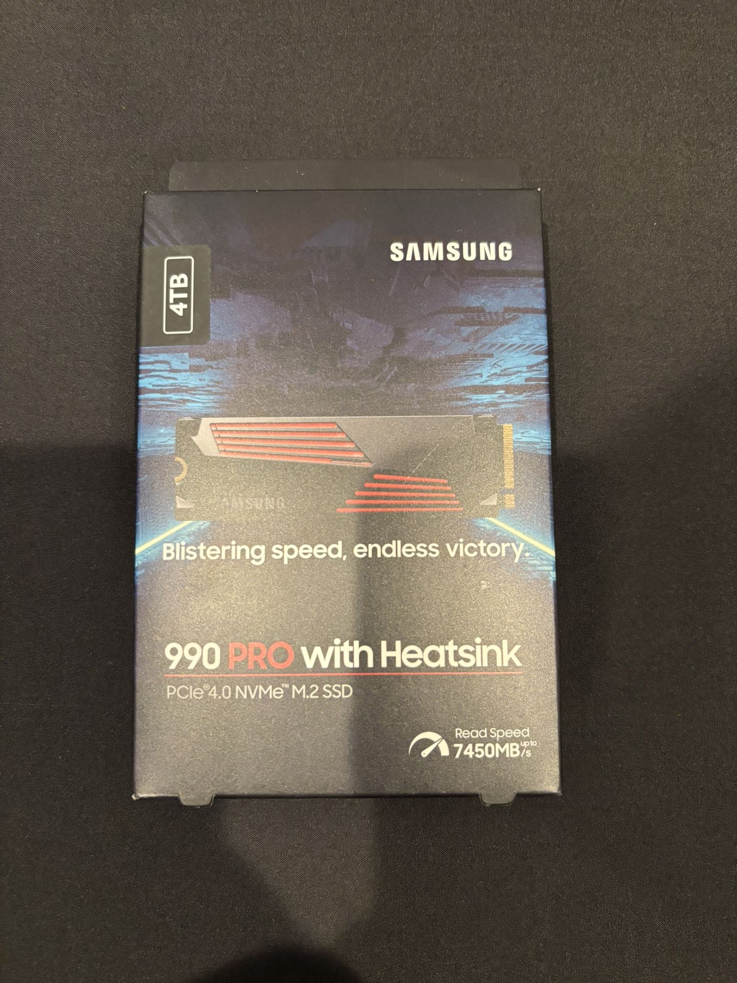 New SAMSUNG 990 PRO Heatsink SSD 4TB. Shoot Me Offer!!