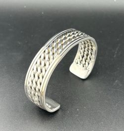Men’s Stainless Steel Wide Bracelet Cuff