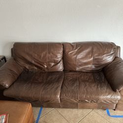 Leather Couch 
