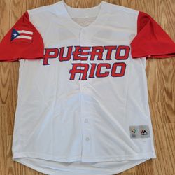YADIER MOLINA PUERTO RICO WORLD BASEBALL CLASSIC JERSEY XL
