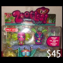 ZOOBLES SPRING TO LIFE TRIPLETS 2011 CHRISTMAS GIFT