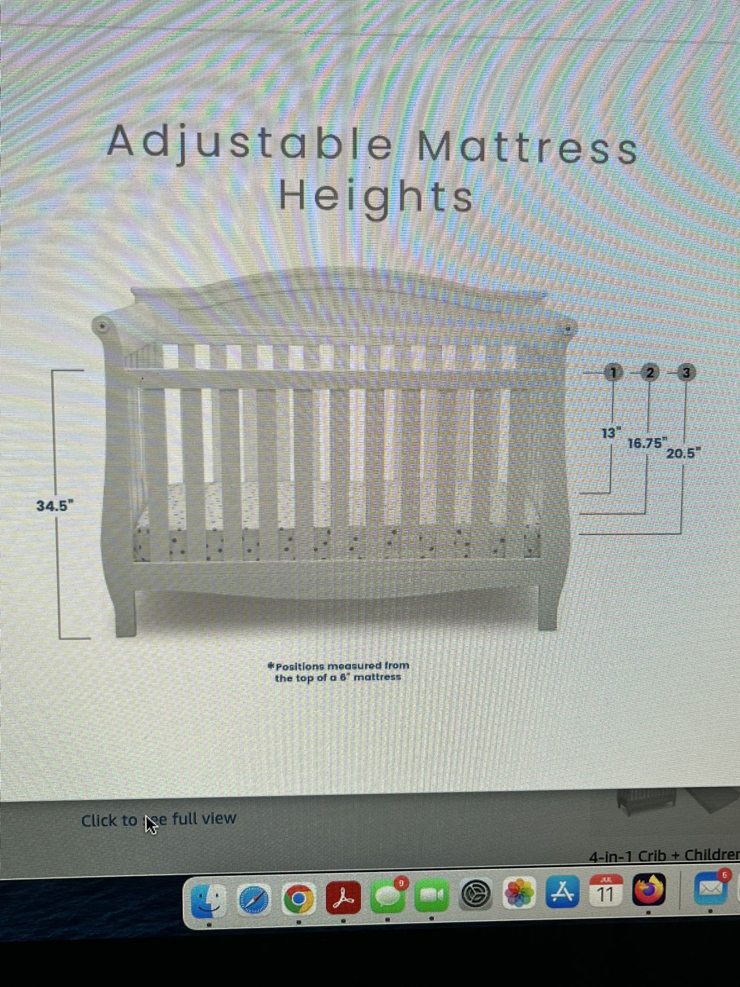 DELTA CHILDREN LANCASTER CONVERTIBLE BANY CRIB