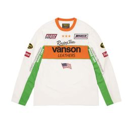 Supreme SS26 Week 1 Vanson Leathers Racing Long Sleeve Shirt/Top/T-Shirt