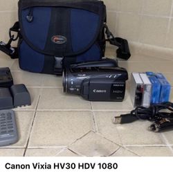 Canon Vixia Hv30 HDV 1080i Camcorder