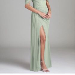 Sage Green Dress 